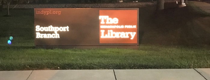Indianapolis Marion County Public Library - Southport Branch is one of Favorites.