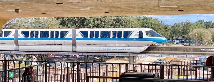 Epcot Monorail Station is one of Disney Vacation.