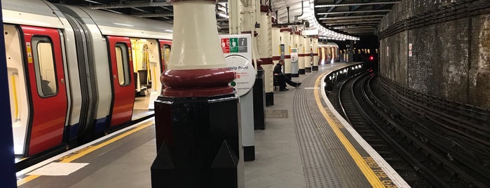 Aldgate London Underground Station is one of Stations - LUL used.