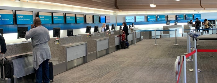 American Airlines Check-in is one of SFO.