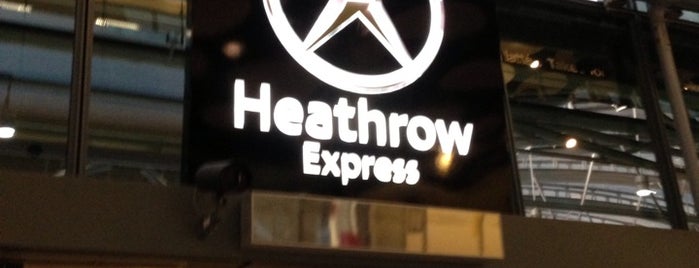 Heathrow Express Station (HX) - T5 is one of Tempat yang Disukai Jon.