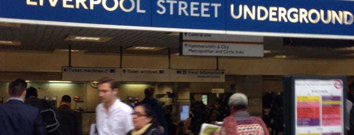Liverpool Street London Underground Station is one of London.
