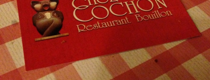 Chez Cochon is one of สถานที่ที่บันทึกไว้ของ Vincent.