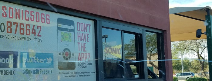 Sonic Drive-In is one of burgers.