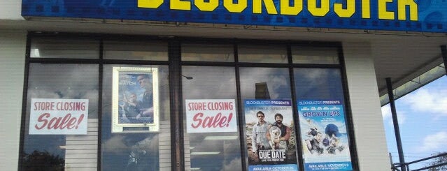 Blockbuster is one of Places I've Been.