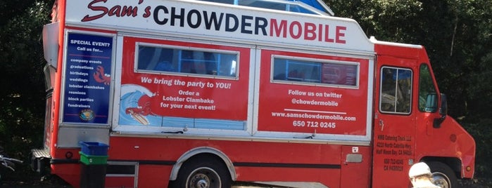 Sam's ChowderMobile is one of TLC Best Food Ever: Fab Food Carts.