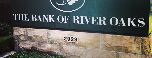 Bank Of River Oaks-Kirby is one of Orte, die Miriam gefallen.