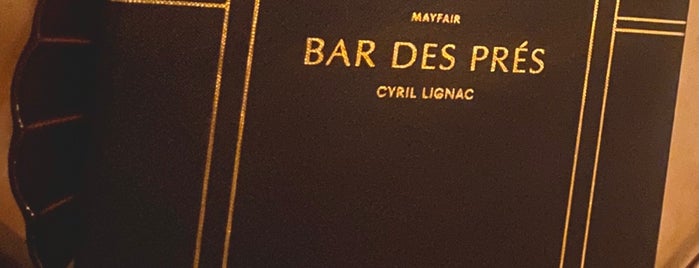 Bar des Prés is one of london list.