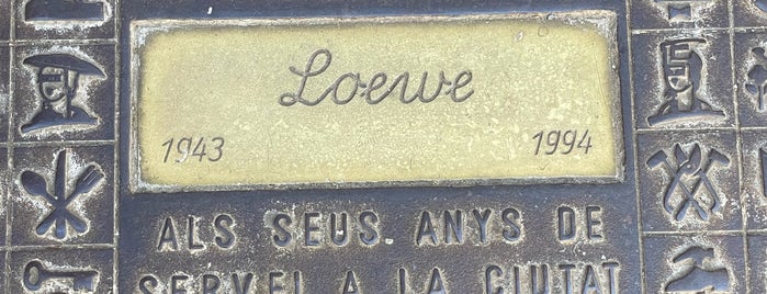 Loewe is one of Barcelona for Bushra 🙂.