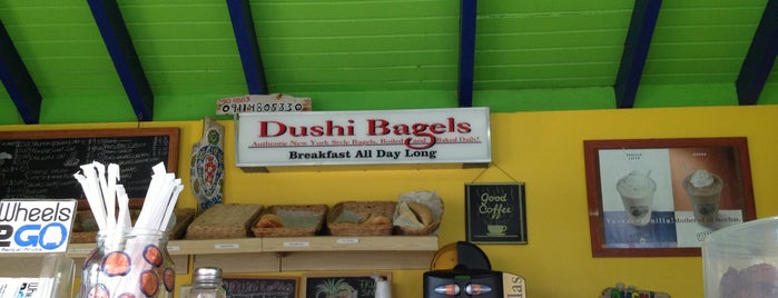 Dushi Bagels is one of When in Aruba, you should....