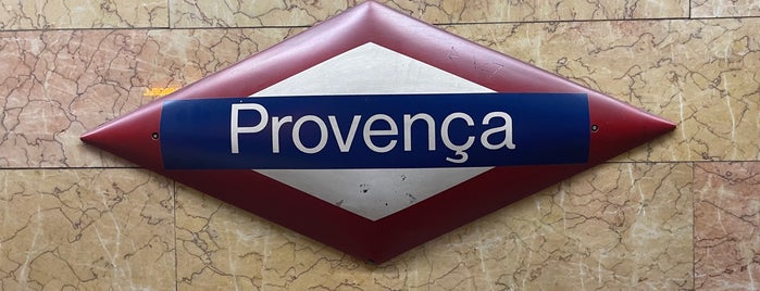 Provença Railway Station FGC is one of Moverse Trabajando.