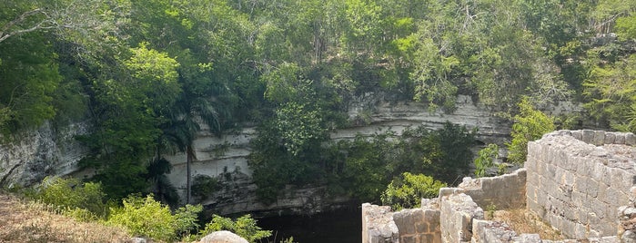 Cenote Sagrado is one of El Camino.