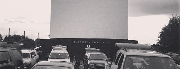 Evergreen Drive-in Theatre is one of สถานที่ที่ Brian ถูกใจ.