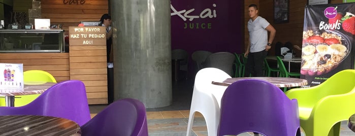 Açai Juice is one of Cali.