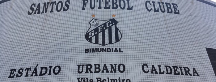 Vila Belmiro is one of uma lista ae.