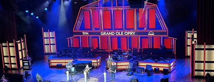 Grand Ole Opry House is one of Nashville TN.
