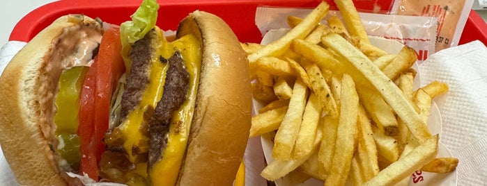 In-N-Out Burger is one of Places to eat.