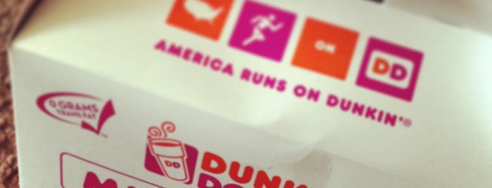 Dunkin' is one of My Regular Spots.