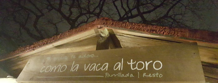 Como la Vaca al Toro is one of Montevidéu.
