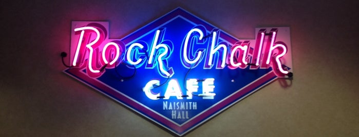 Rock Chalk Cafe is one of places I frequent.