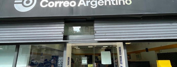 Correo Argentino is one of Lugares usuales.