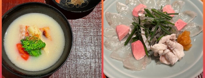 分とく山 is one of 美味しんぼ.