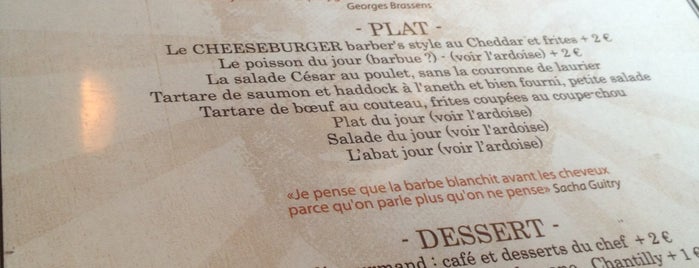 Le Barbe à Papa is one of Restaurants parisiens.