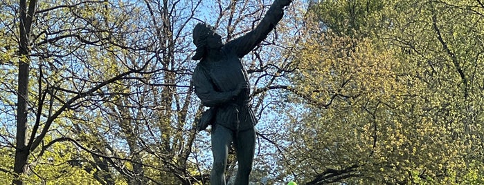 The Falconer is one of The 29 Sculptures of Central Park.