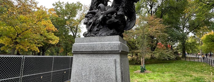 Eagles and Prey Statue is one of The 29 Sculptures of Central Park.