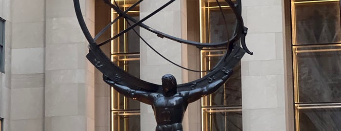 Atlas Statue is one of USA NYC MAN Midtown West.
