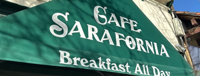 Cafe Sarafornia is one of Napa / Sonoma Favorites.