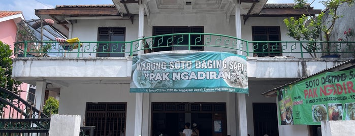 Soto Daging Sapi Pak Ngadiran is one of Honeymoon in Kaliurang.
