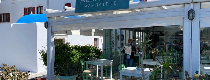 Albatros is one of Paros island.