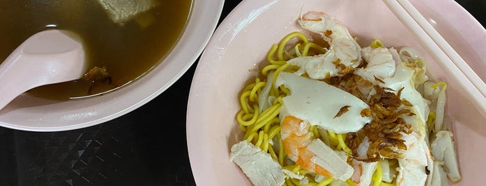 Lai Hiang Pork Rib Prawn Mee is one of 接待Singapore.