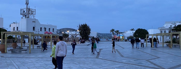 Manto Mavrogenous Square is one of Paros.