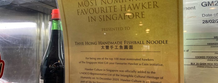 Thye Hong Fishball Noodle is one of Wanna try soon!.