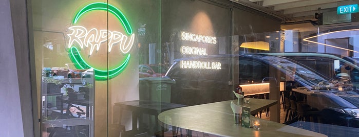 RAPPU Handroll Bar is one of SG food (restaurant list).