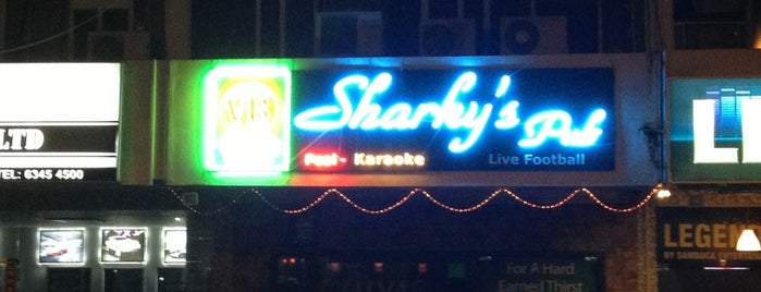 Sharky's Pub is one of Micheenli Guide: Neighbourhood pubs in Singapore.