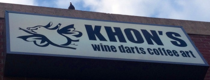 Khon's Wine Darts Coffee Art is one of Lugares favoritos de Aimee.