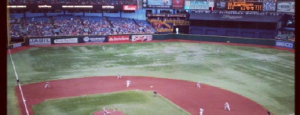 トロピカーナ・フィールド is one of MLB stadiums.