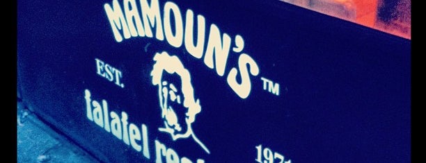 Mamoun's Falafel is one of New York.