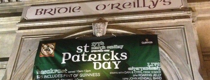 Bridie O'Reilly's is one of Orte, die William gefallen.