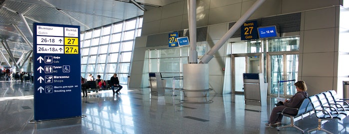 Выход / Gate 27/27A is one of Vnukovo airport locations.