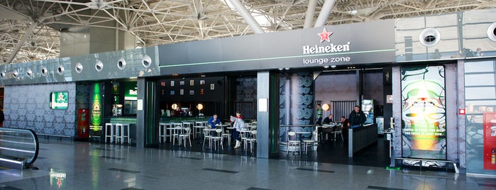 Heineken-бар is one of Vnukovo airport locations.