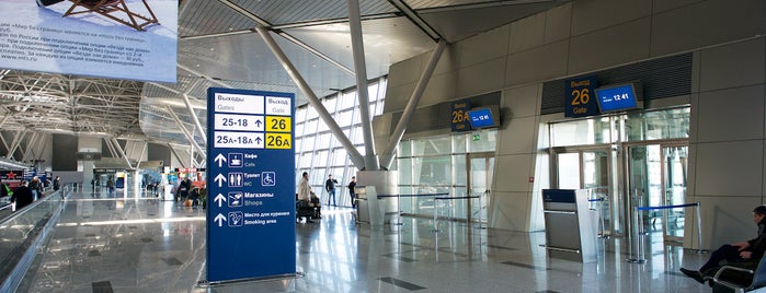 Gate 26/26A is one of Vnukovo airport locations.