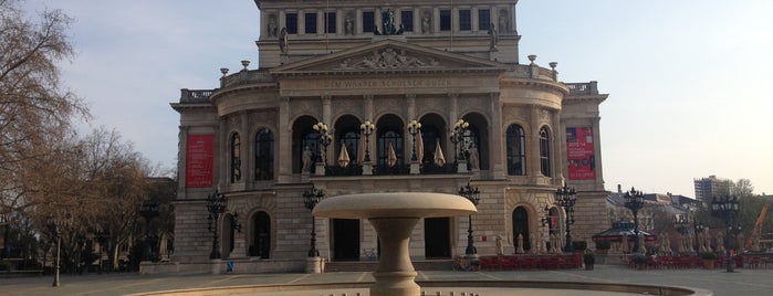 Alte Oper is one of Nidal´s Frankfurt favourites (Germany).