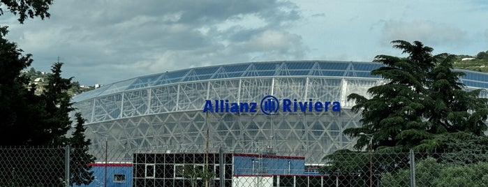 Allianz Riviera is one of Stades Ligue 1.
