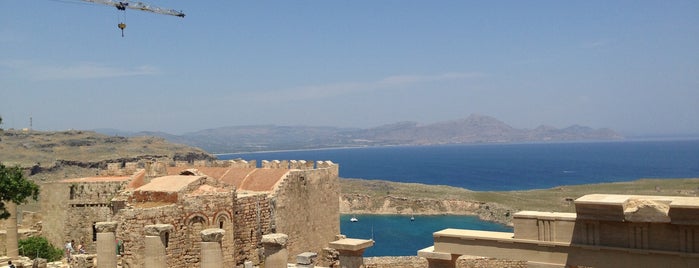 Acropolis of Lindos is one of RHODES.