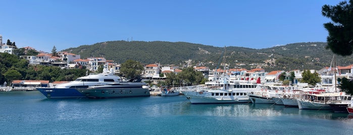 Old Port of Skiathos is one of Greek Holiday.