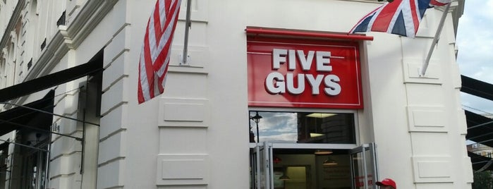 Five Guys is one of #LondonThisWeek.